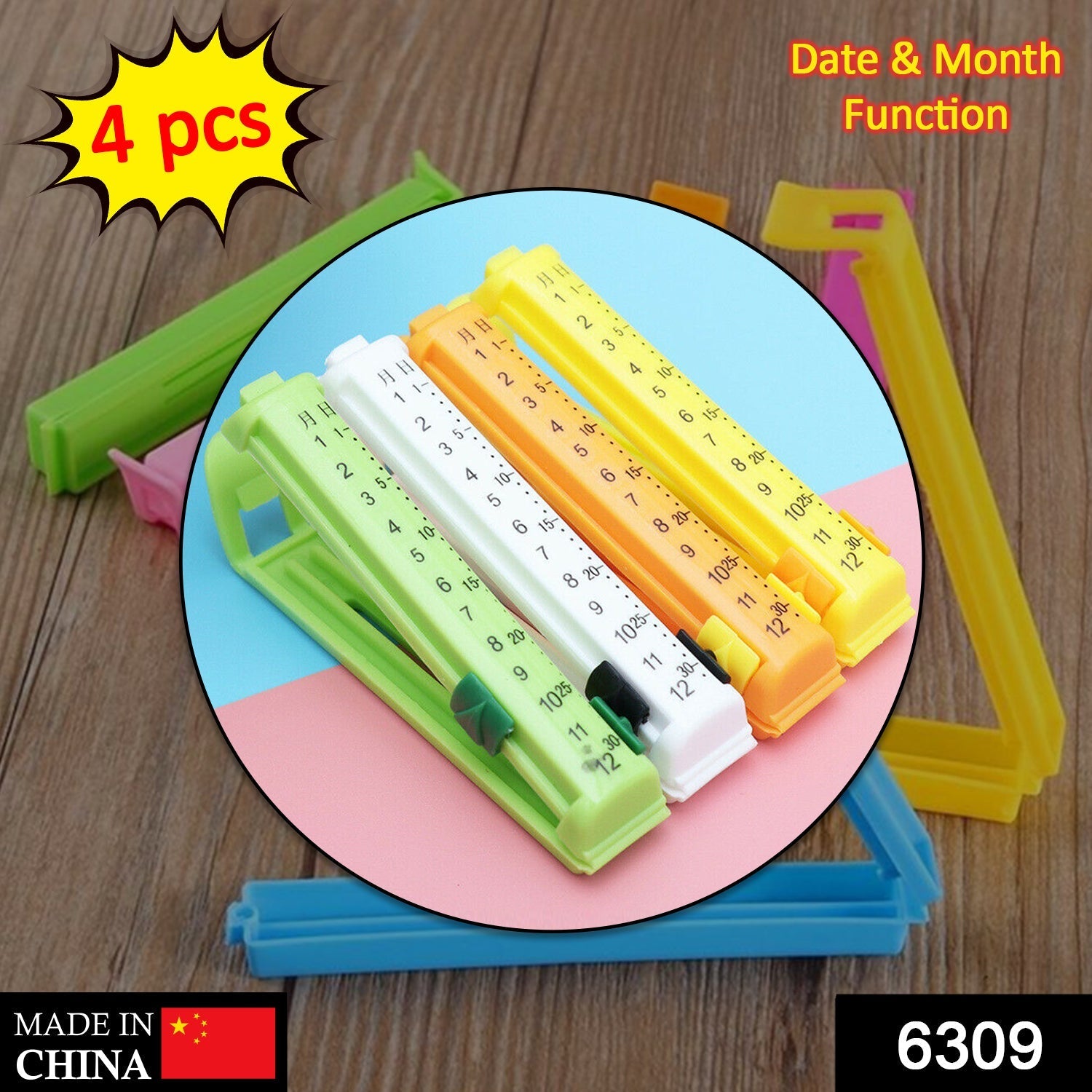 6309 4 Pc Food Sealing Clip Used For Sealing Of Packed Food Stuffs And Items To Prevent Them From Contamination. 6309 4 Pc Food Sealing Clip Used For Sealing Of Packed Food Stuffs And Items To Prevent Them From Contamination.